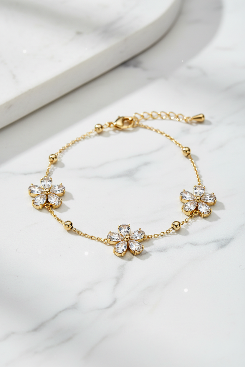 MONÉA Crystal Bloom Armband