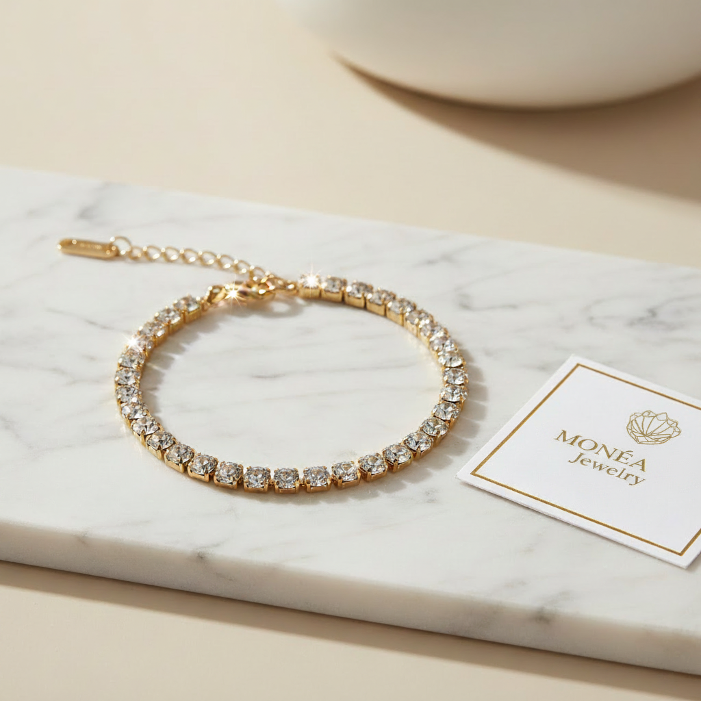 MONÉA Kristall Tennisarmband