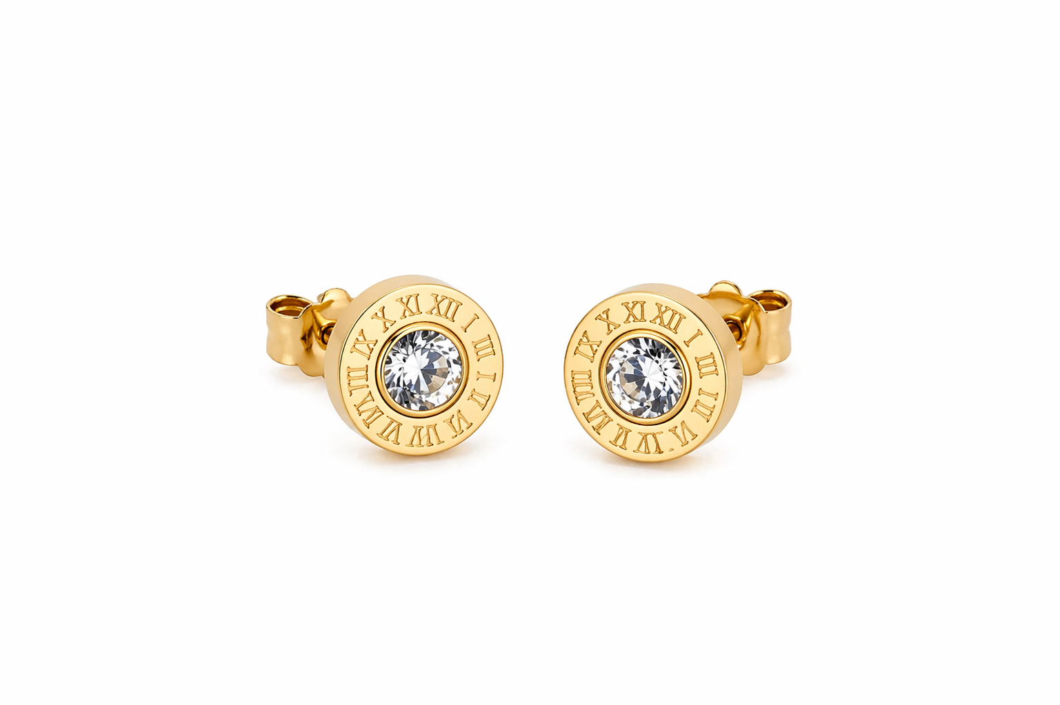 MONÉA Roman Glow Ohrstecker – 18K vergoldet