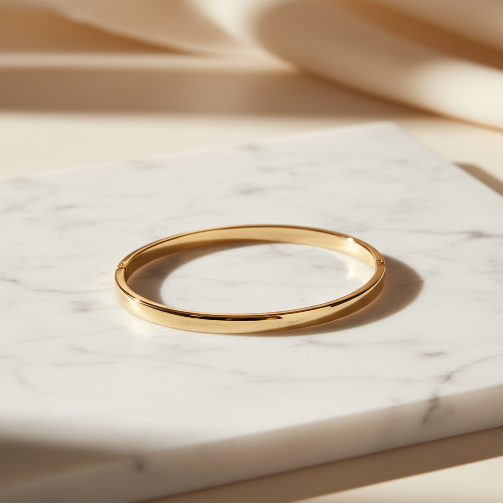 MONÉA Gold Minimal Armreif