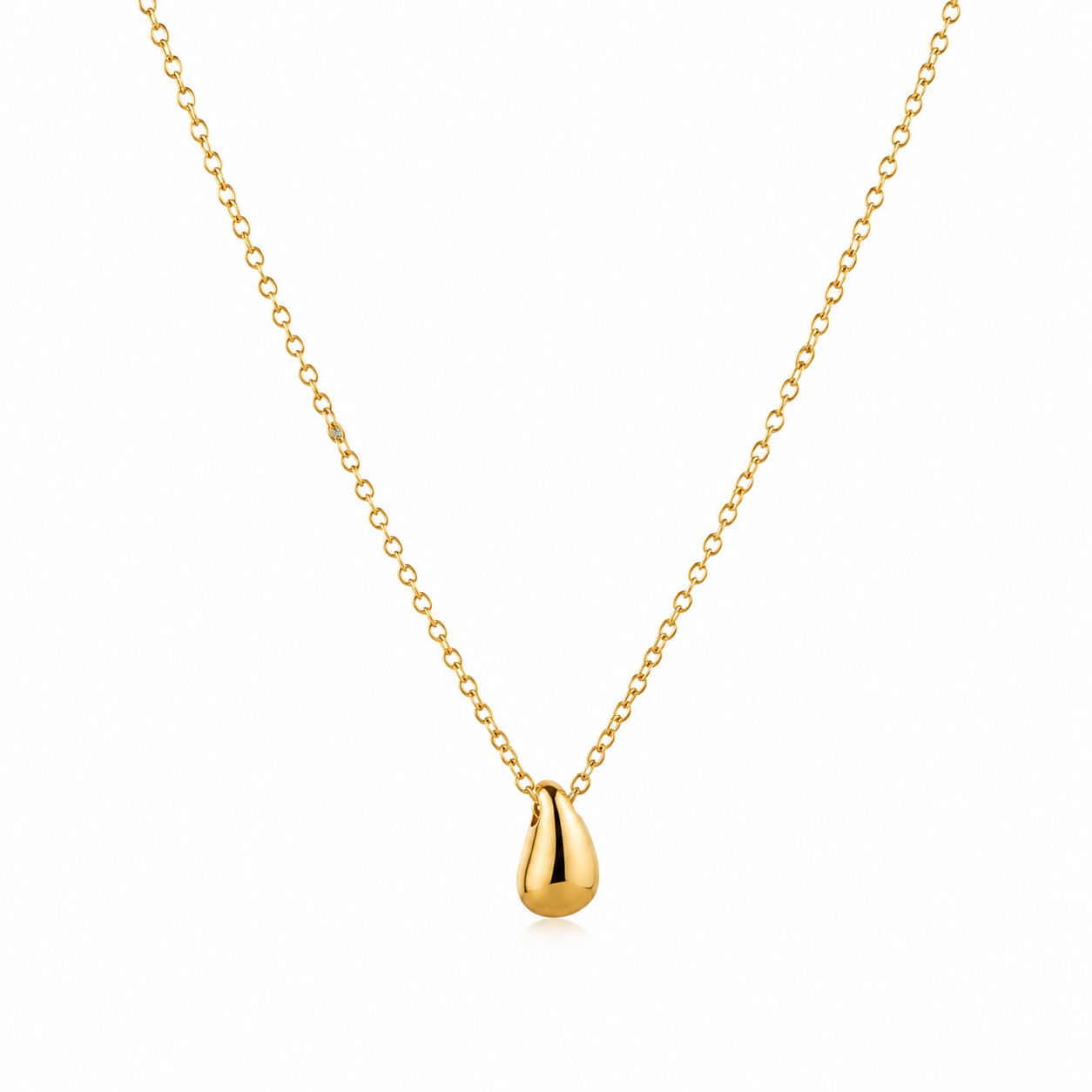 Tropfen Halskette Gold – 18K Vergoldet