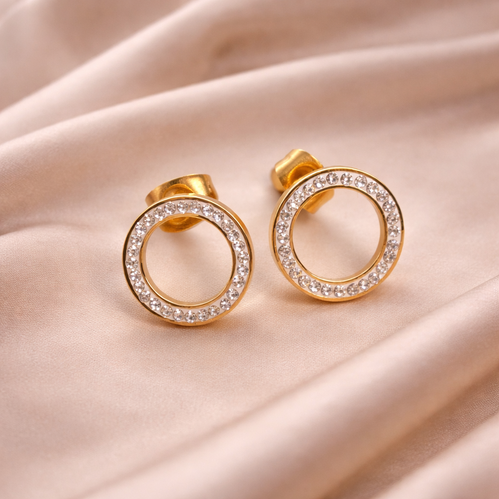 MONÉA Zirkon-Kreisohrstecker