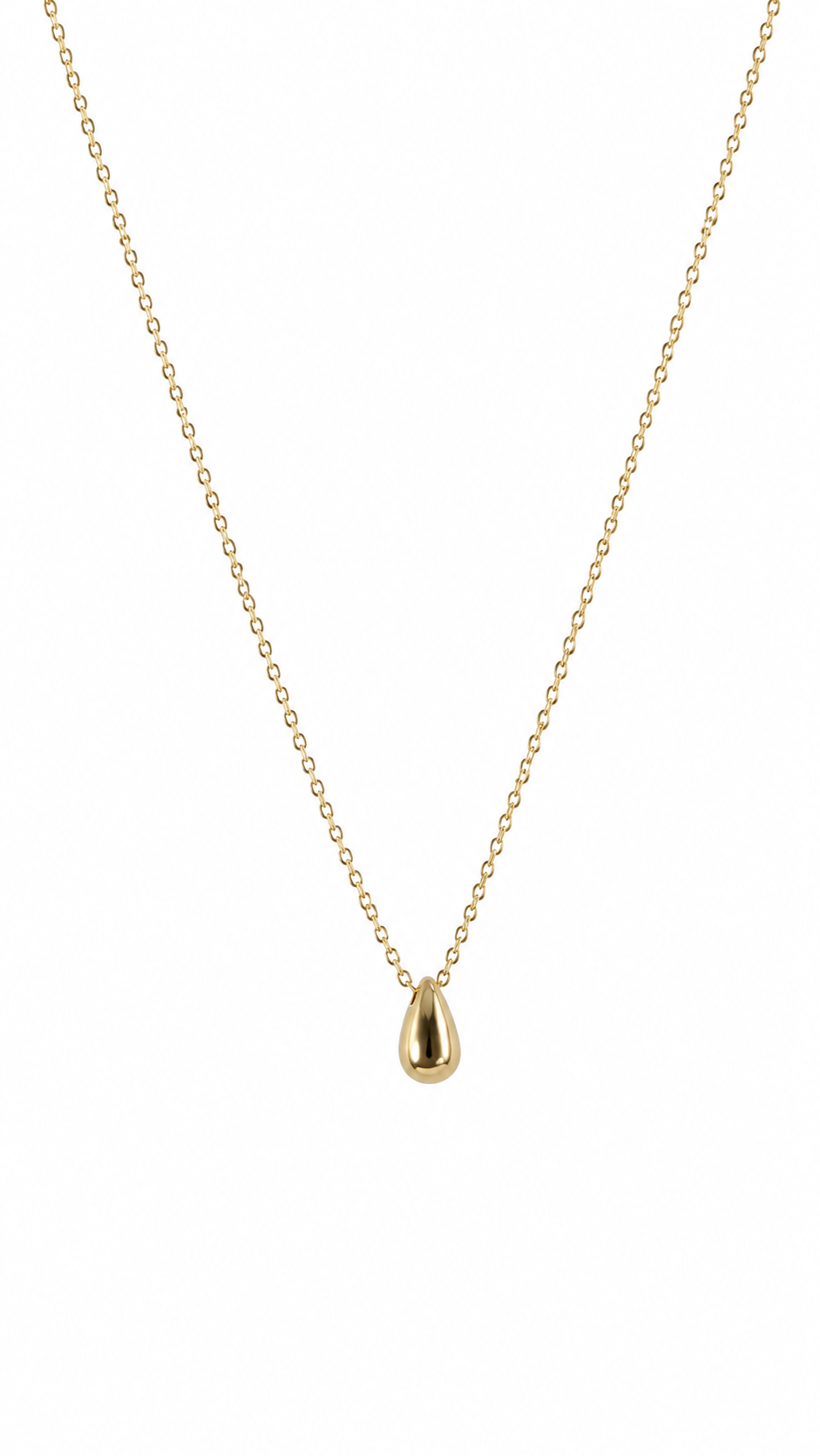 Tropfen Halskette Gold – 18K Vergoldet