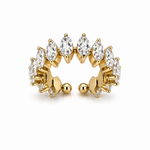 Goldener Eternity Ring mit Zirkonia | MONÉA